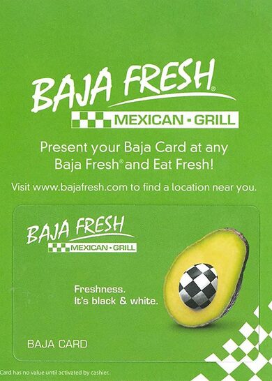 ギフトカードを買う： Baja Fresh Gift Card PC