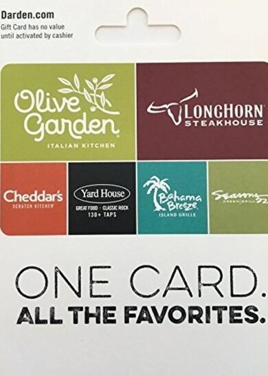 ギフトカードを買う： Darden Restaurants Gift Card PC