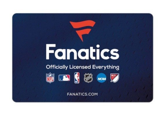 ギフトカードを買う： Fanatics Gift Card XBOX