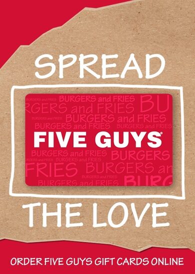 ギフトカードを買う： Five Guys Gift Card