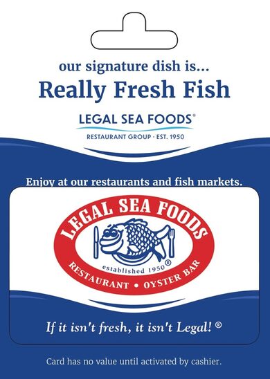 ギフトカードを買う： Legal Sea Foods Gift Card PC