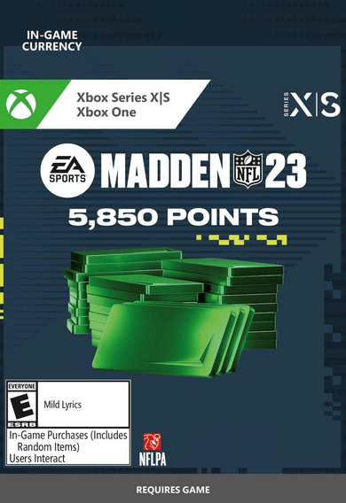 ギフトカードを買う： Madden NFL 23 Madden Points XBOX