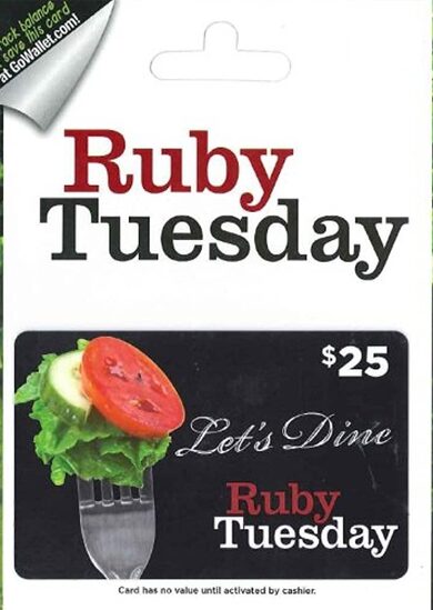ギフトカードを買う： Ruby Tuesday Gift Card PC