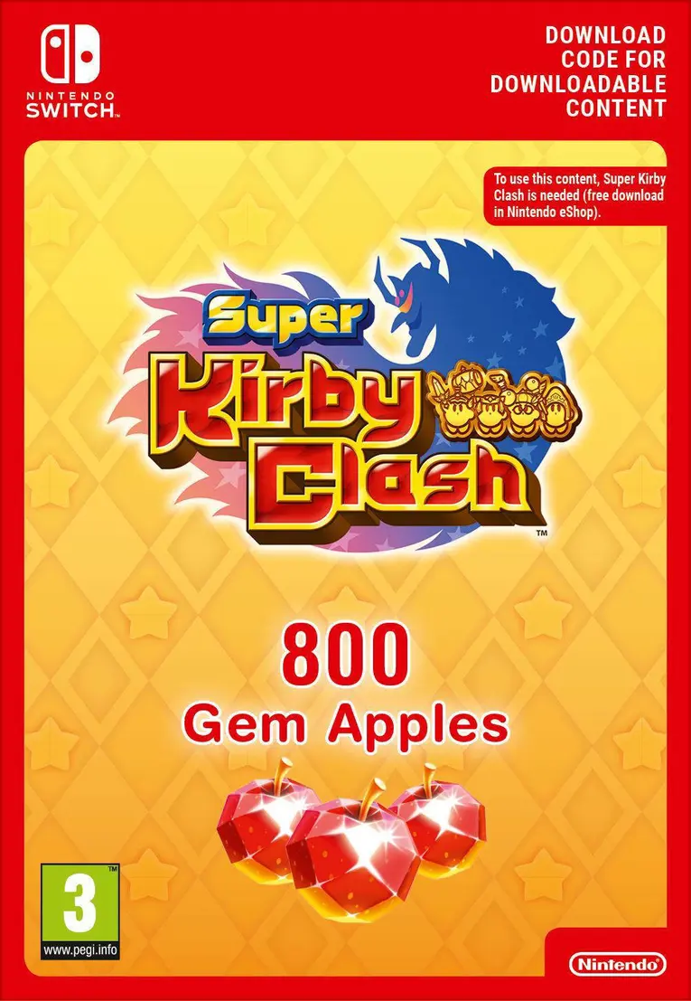 ギフトカードを買う： Super Kirby Clash Gem Apples PSN