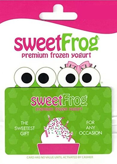 ギフトカードを買う： sweetFrog Gift Card